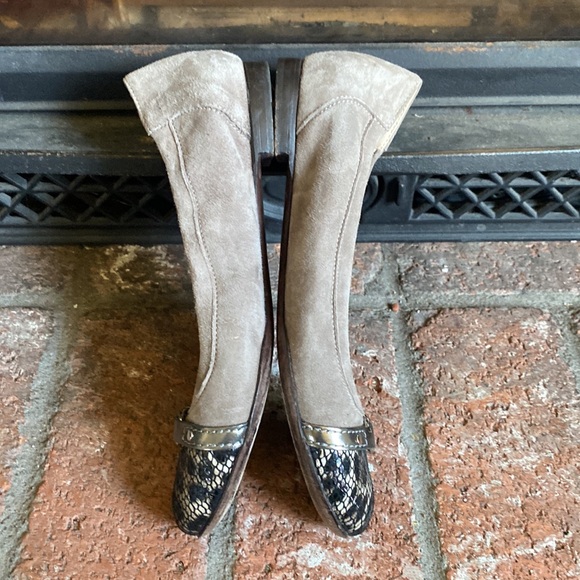 Attilio Giusti Leombruni AGL Monika Leopard Cap Toe Ballet Flats US 7.5 EU 38.5 - Picture 4 of 6